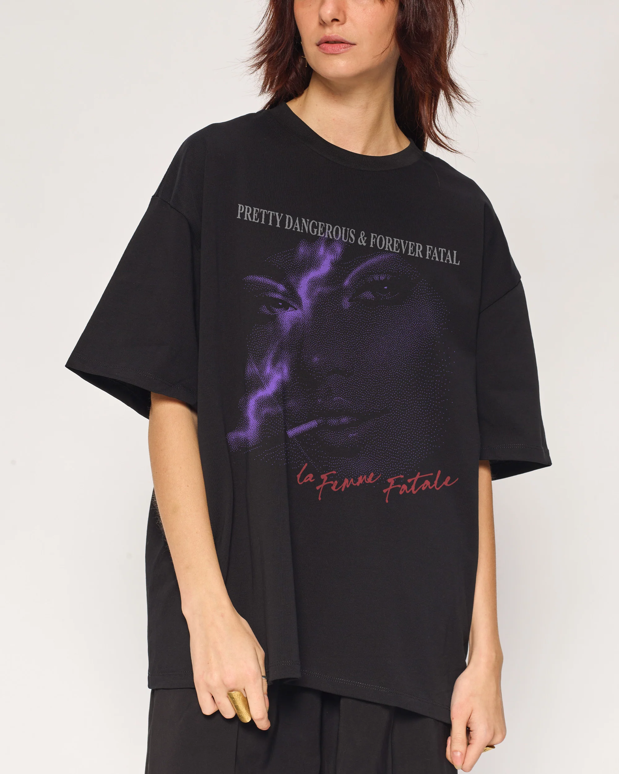 La Femme Fatale Oversized Tee