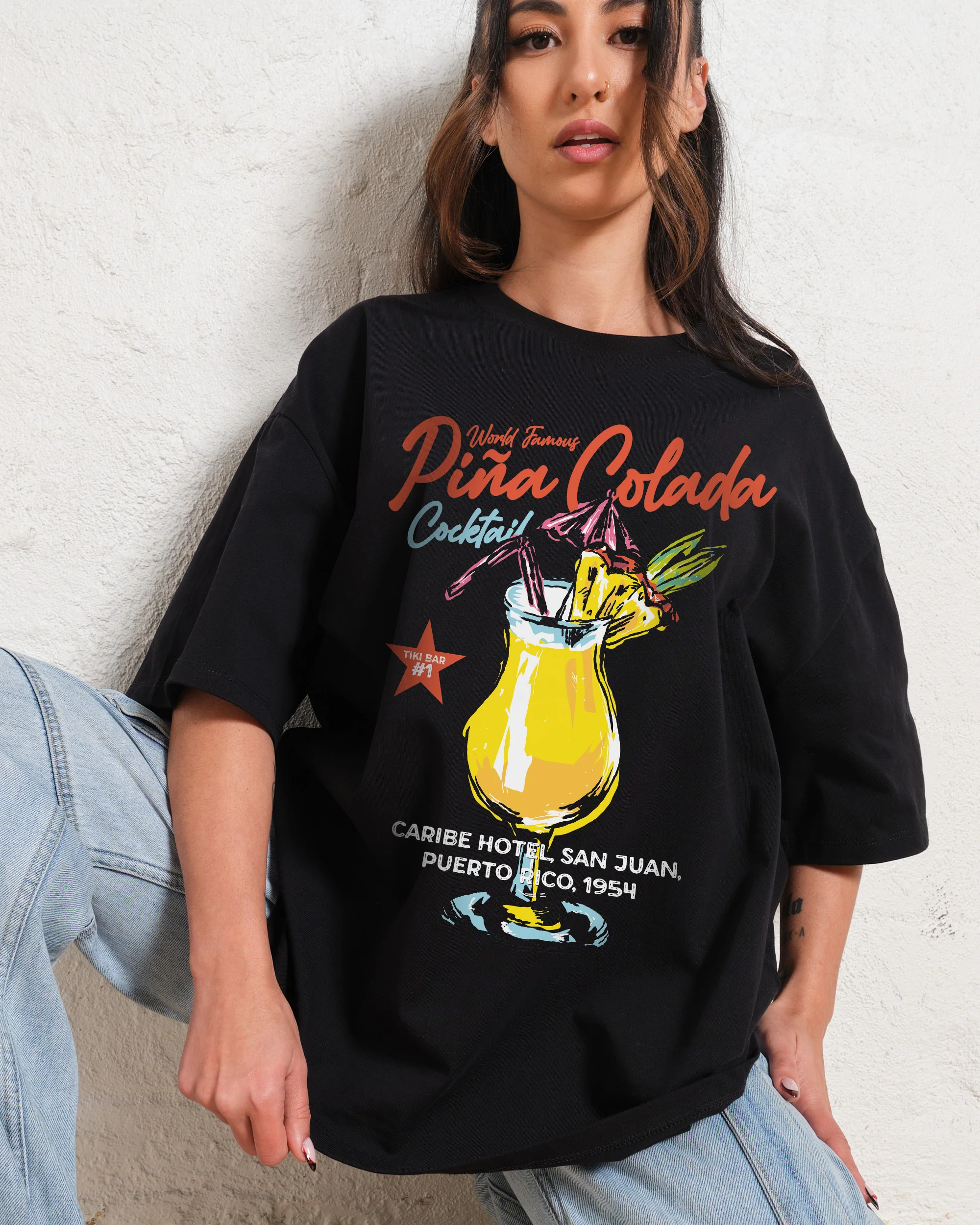 Pina Colada Oversized Tee