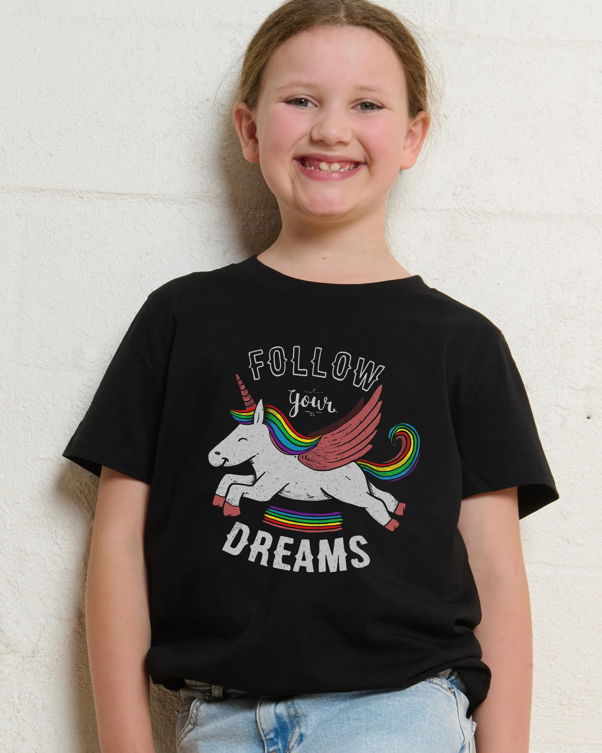 Follow Your Dreams Unicorn Kids T-Shirt