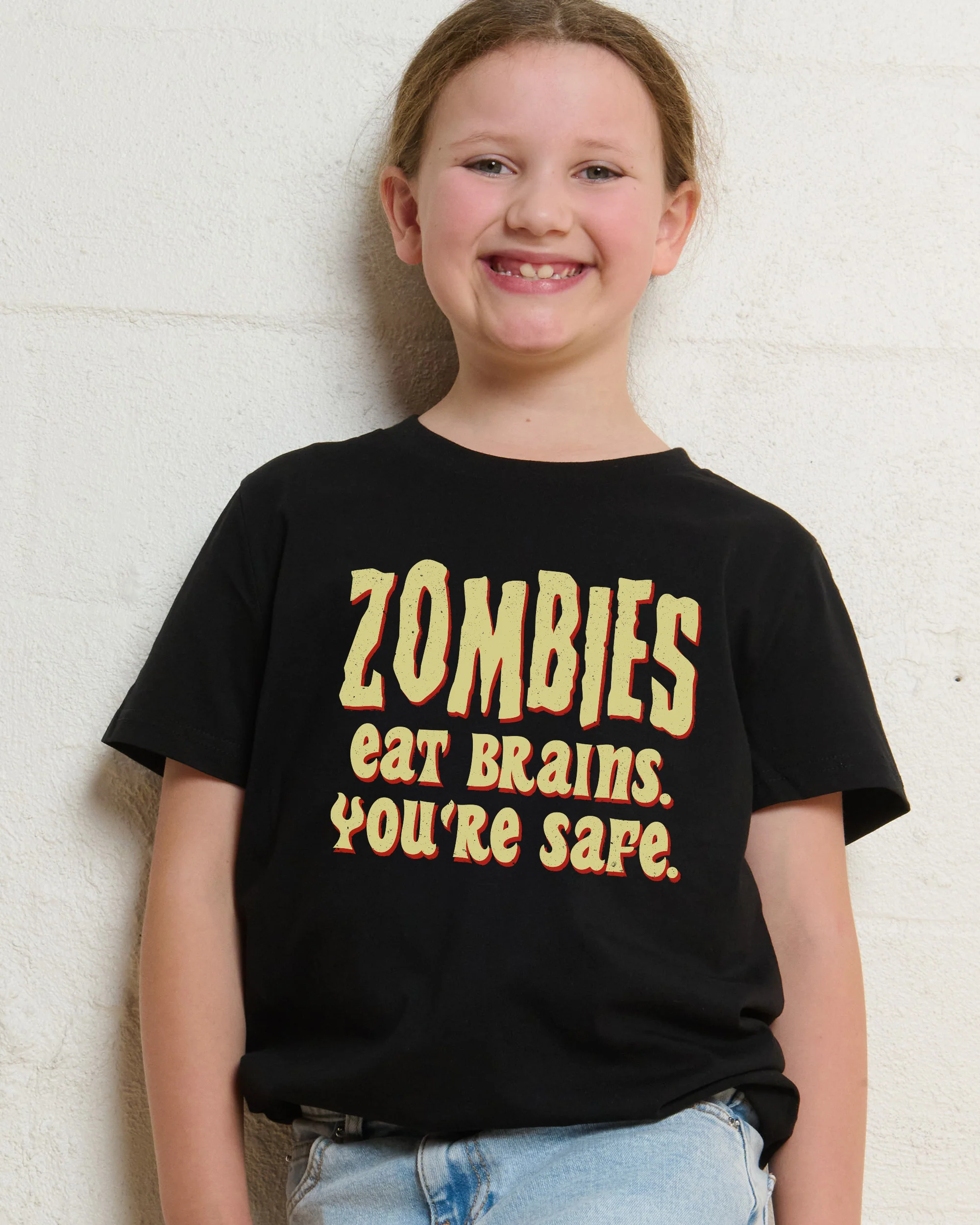 Zombies Eat Brains Kids T-Shirt