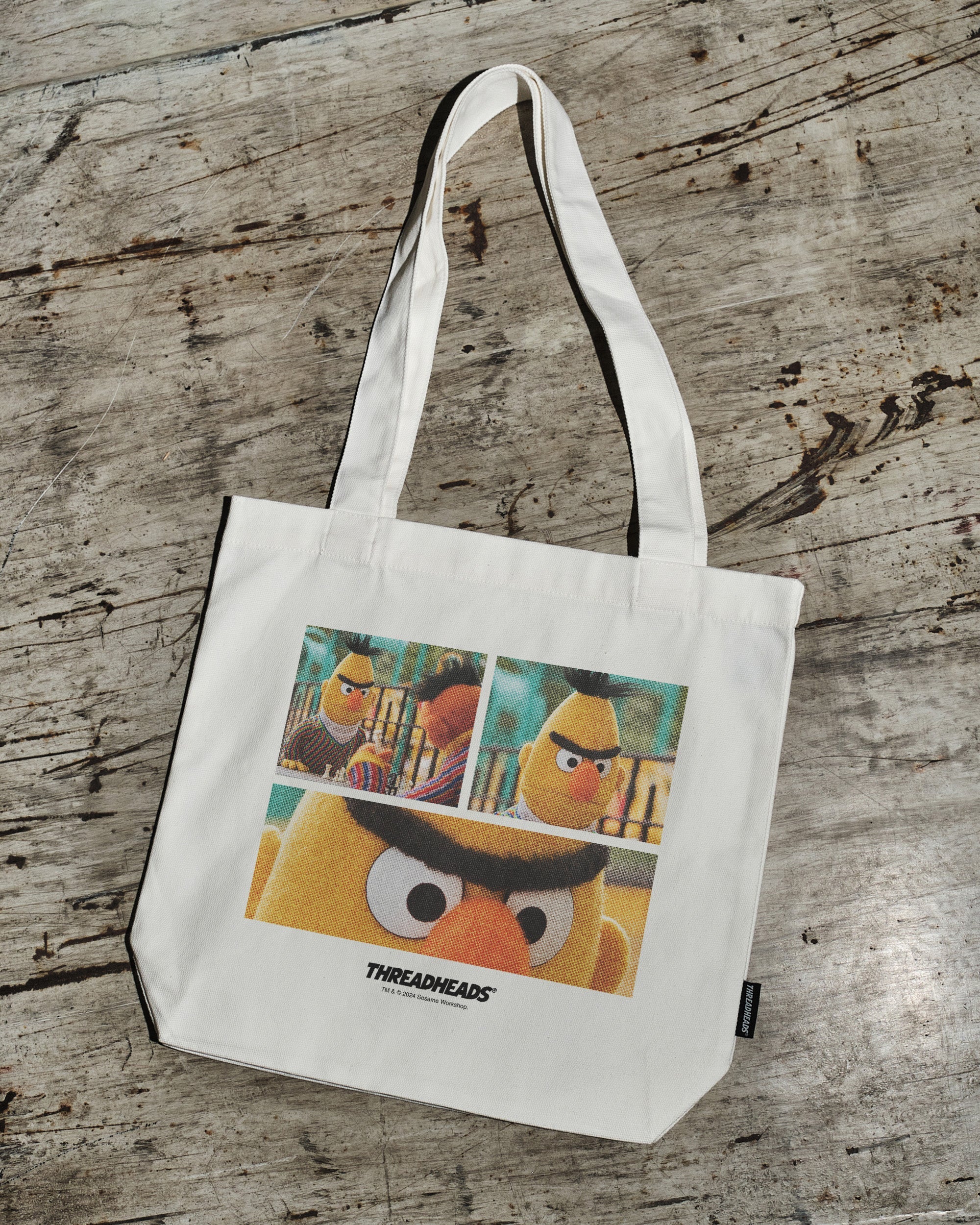 Angry Bert Tote Bag