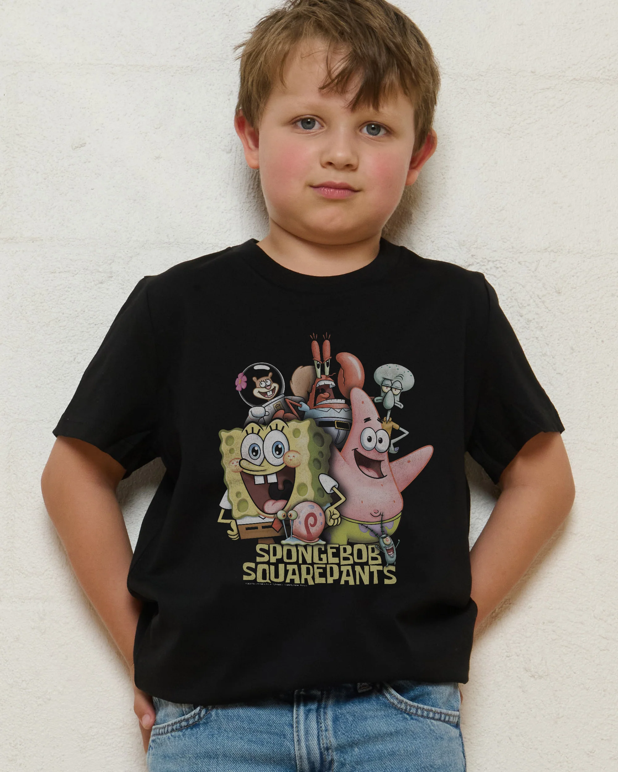 Bikini Bottom Crew Kids T-Shirt
