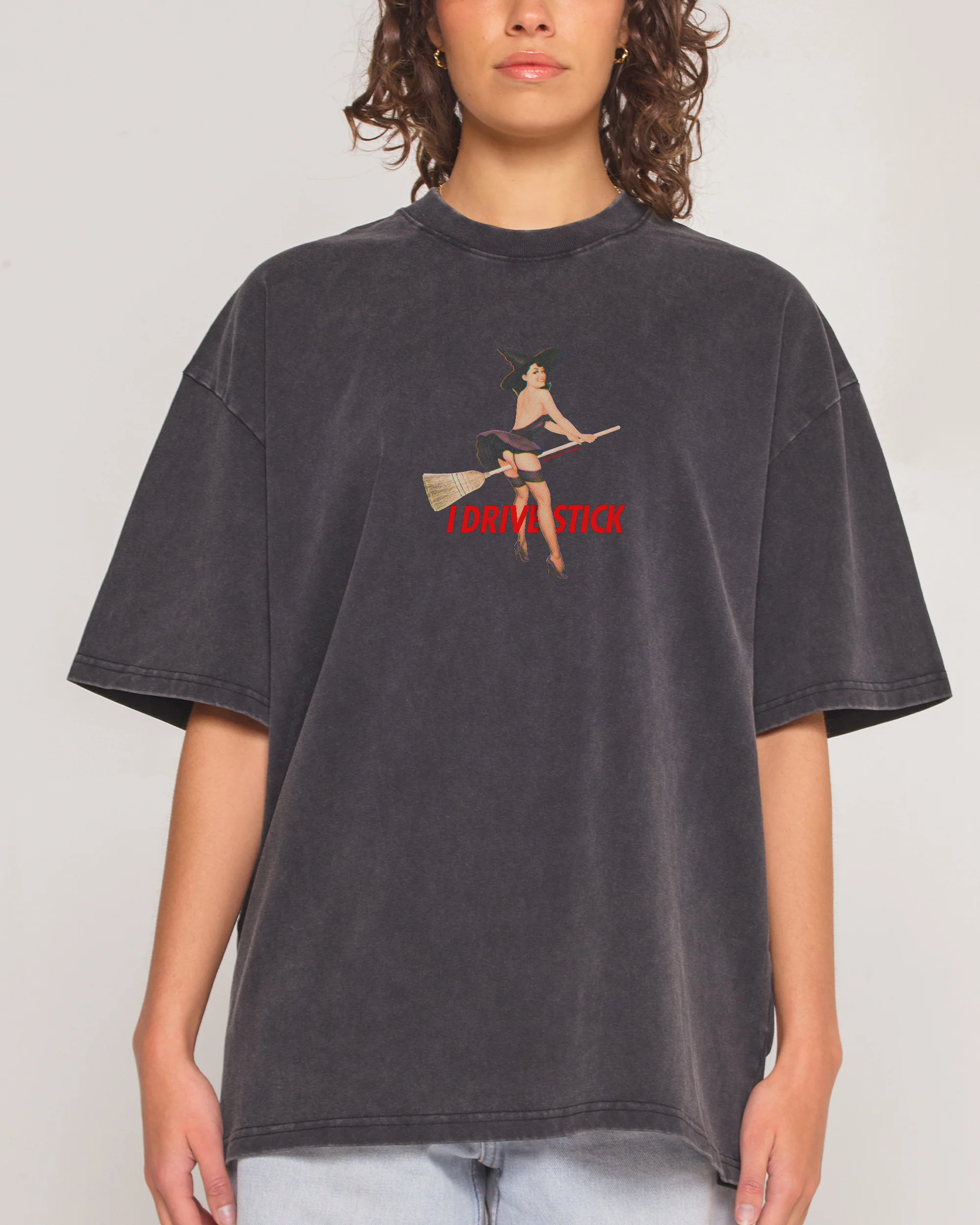 I Drive Stick Wash Tee