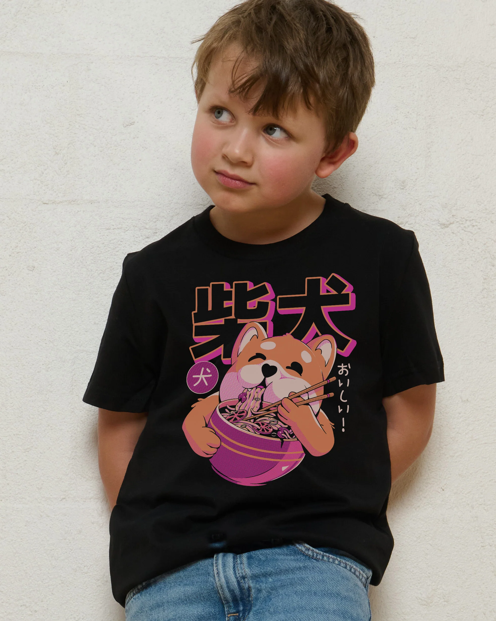Shiba Noodles Kids T-Shirt