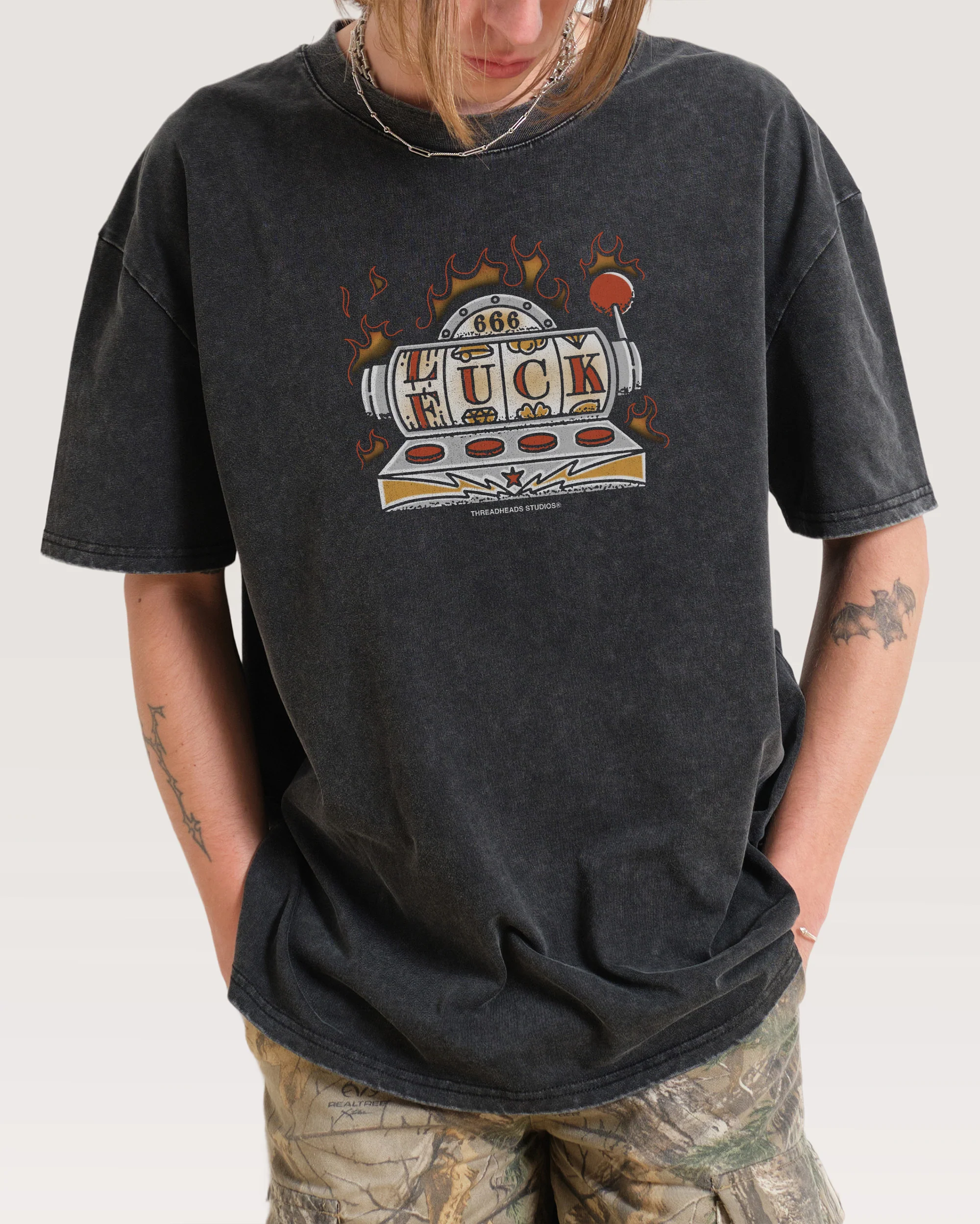 Lucky Slots Wash Tee